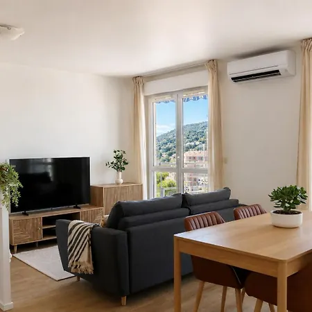 La Terrasse Du Cap - Near Monaco - Parking - Ac Appartement *