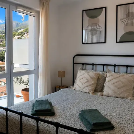 La Terrasse Du Cap - Near Monaco - Parking - Ac Appartement *